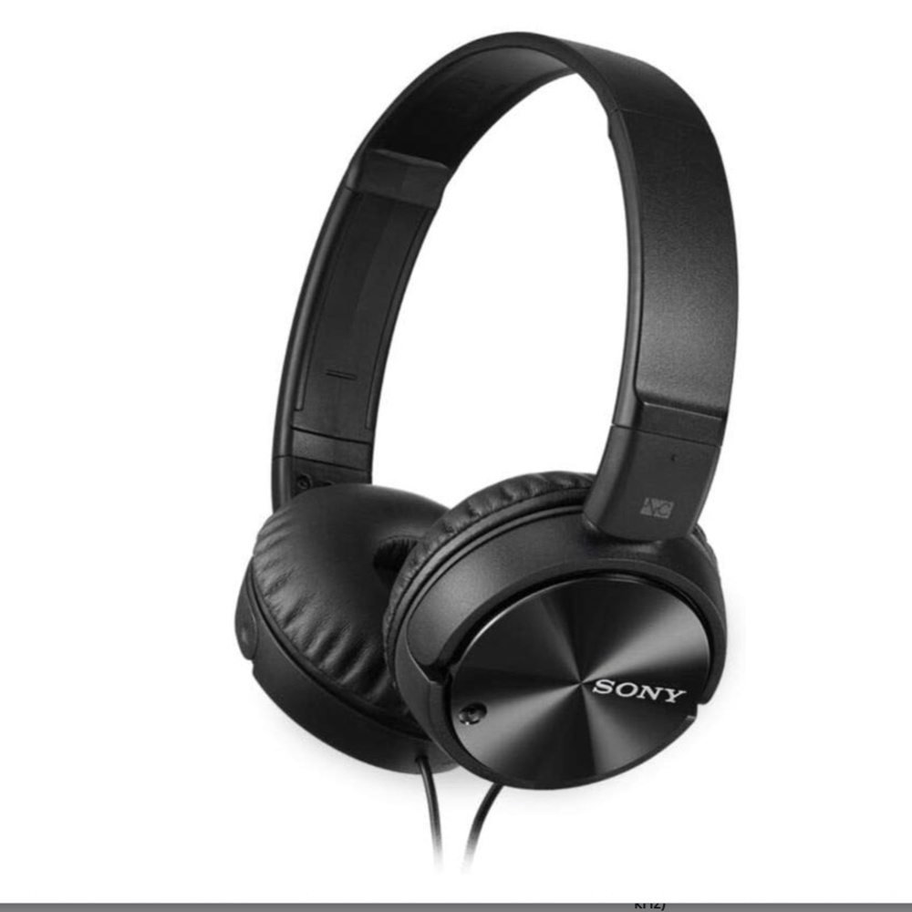 Sony MDRZX110NC Over-Ear Noise Cancelling Headphones and travel case